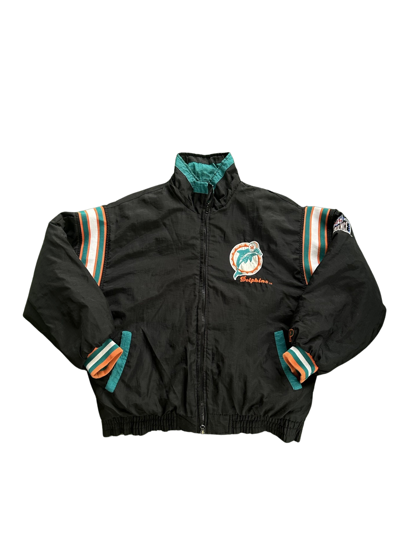 Vintage Miami Dolphins Reversible Puffer Jacket