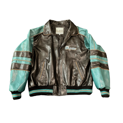 Vintage Miami Dolphins G-III Leather Jacket