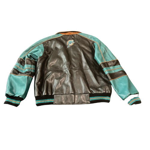 Vintage Miami Dolphins G-III Leather Jacket