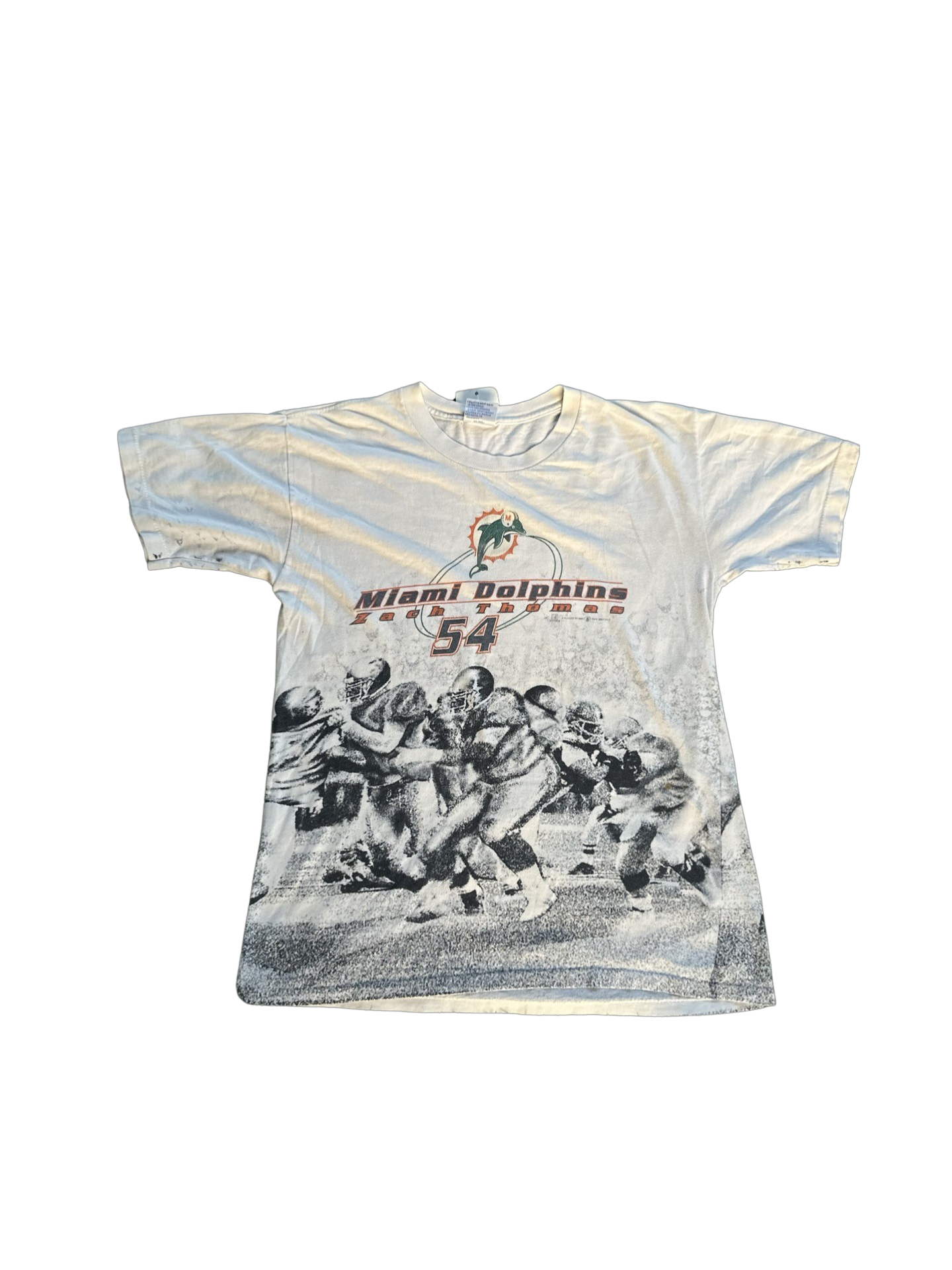 Vintage Miami Dolphins Zack Thomas T-shirt