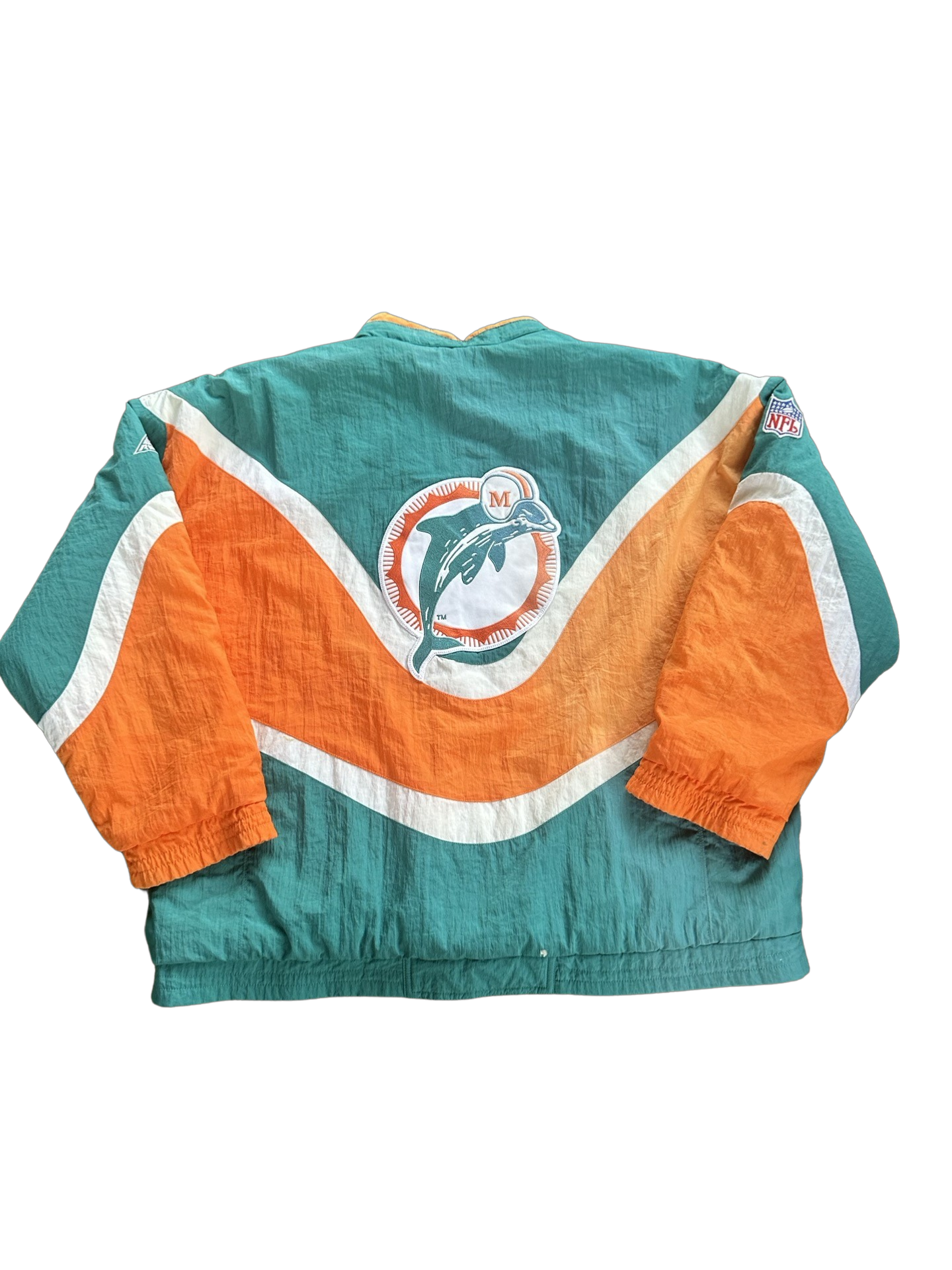 Vintage 90s Miami Dolphins Proline Puffer Jacket