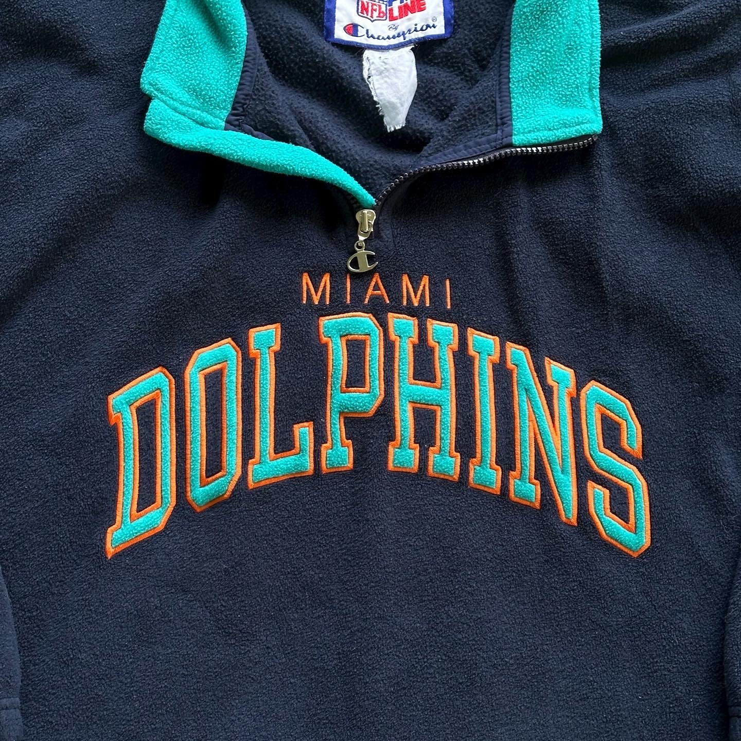 Vintage Miami Dolphins Champion Zip Up
