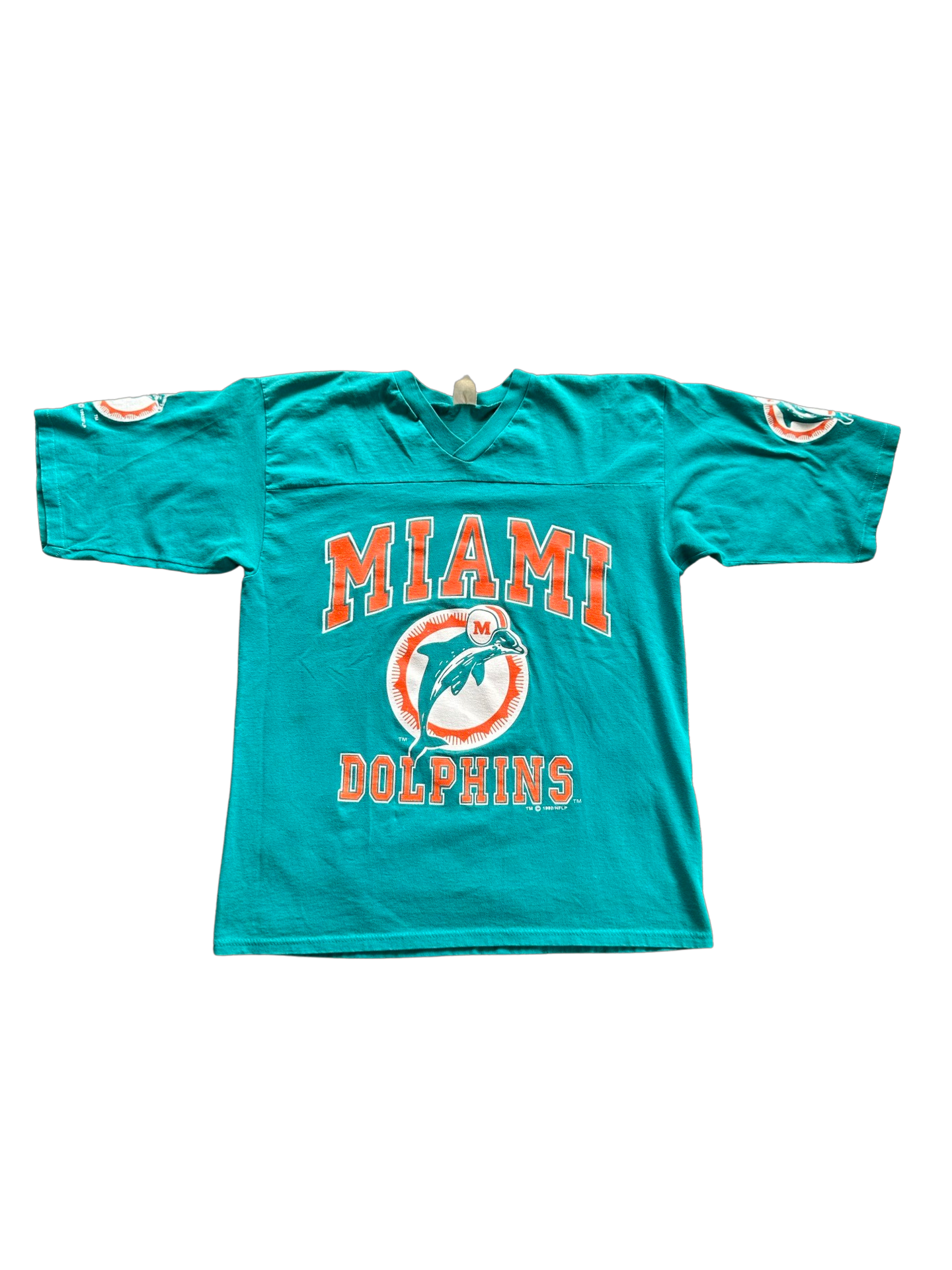Vintage 1992 Miami Dolphins Quarter Sleeve