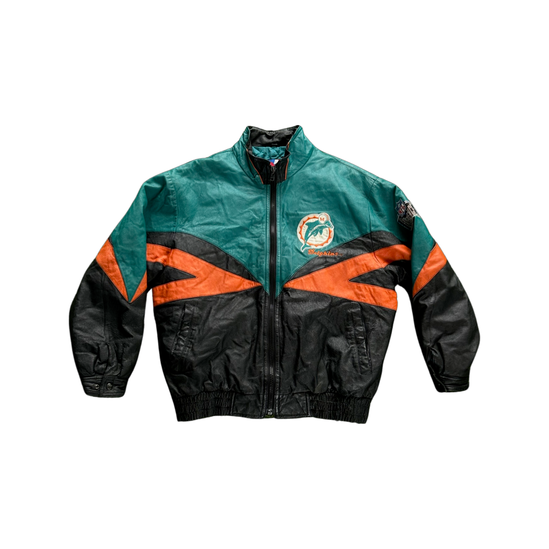Vintage Miami Dolphins Leather jacket