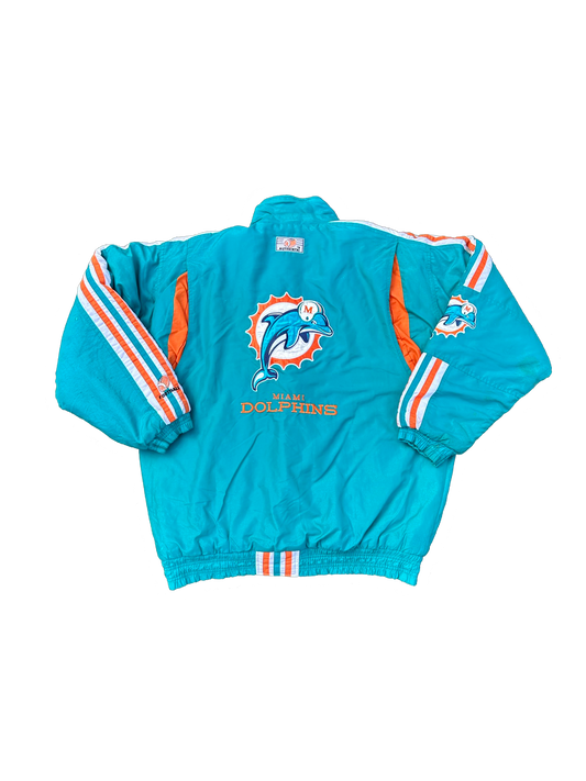 Vintage Miami Dolphins Puffer Jacket