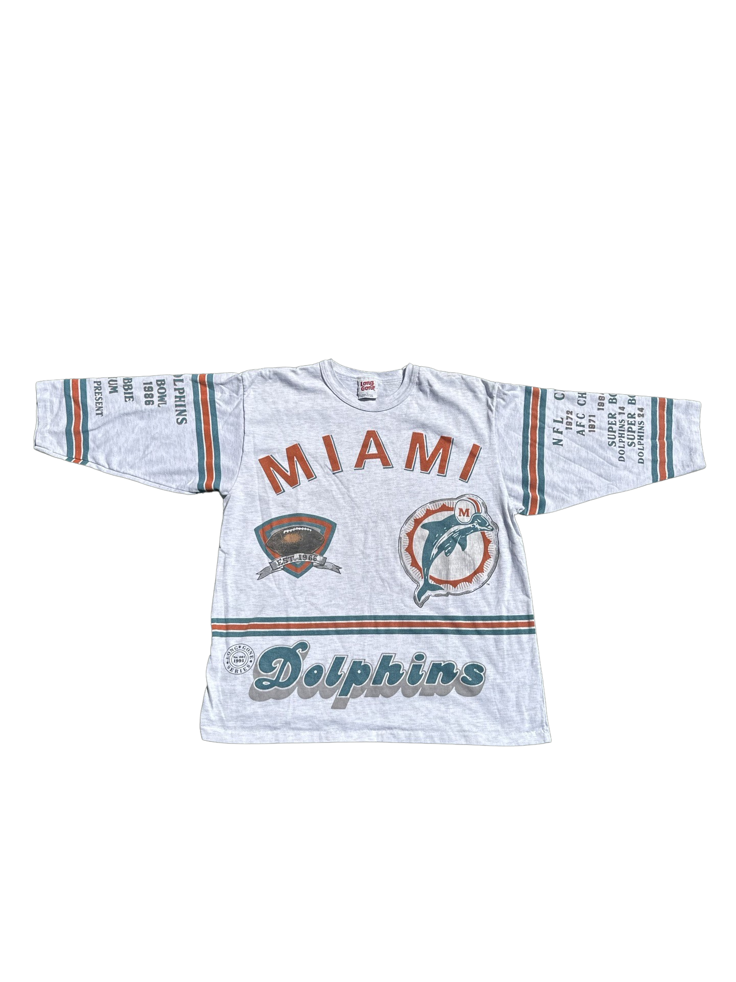 Vintage Miami Dolphins Quarter Sleeve